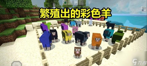 我的世界变色羊怎么做